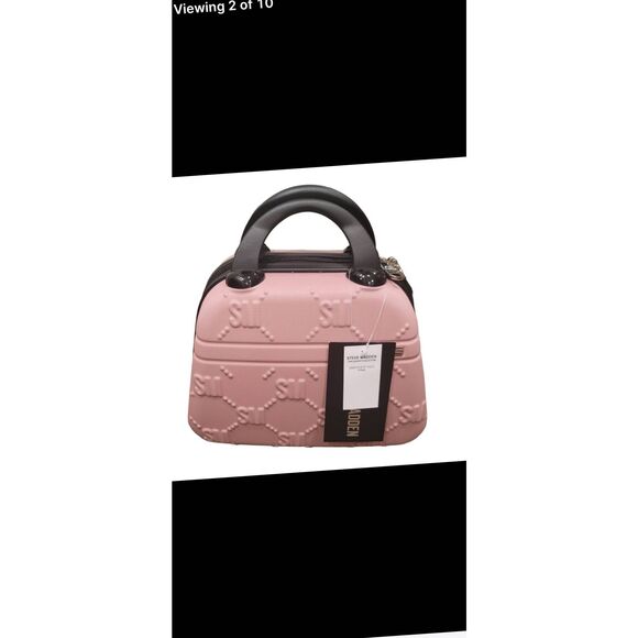 Steve Madden SM Logo Hard Shell Cosmetic Case - Picture 2 of 8